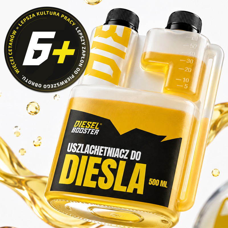 PREMIUM DIESEL?   ZRÓB GO SAM! Uszlachetnij zwykły olej napędowy bez przepłacania na stacji.