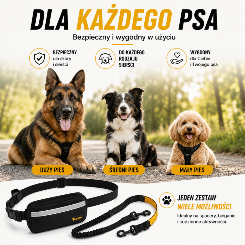 Dla małego i dużego psa - do 50 kg!